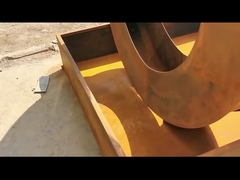 Anpassungsfähiges elektrisches Corten Stahl-Wasser-Feature für Architekturdesign