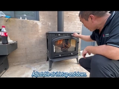 Anpassung antiker Kohleofen aus Gusseisen entworfener Gusseisenholzkofen