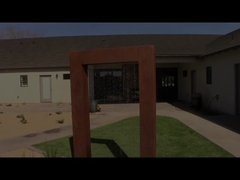 Teich Corten Stahl Wasserfall Klinge Kaskade Personalisieren Raum Anpassbar